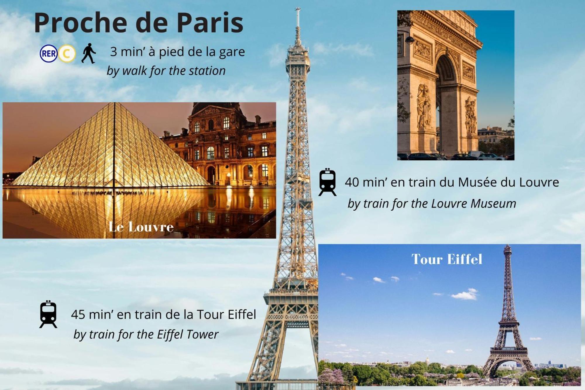 Апартаменты Cosy Revy - Proche Paris Сен-Мишель-сюр-Орж Экстерьер фото